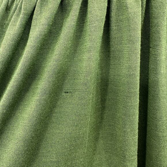 Leon Max Grecian Lightweight Silk Wool Blend Mini Dress in Green Size XS (flaw) - Picture 8 of 10